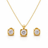 Premium Gold Plated Daily Wear Pendant and Earrings
