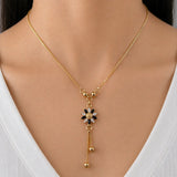 Dark Starburst Dangle Chain