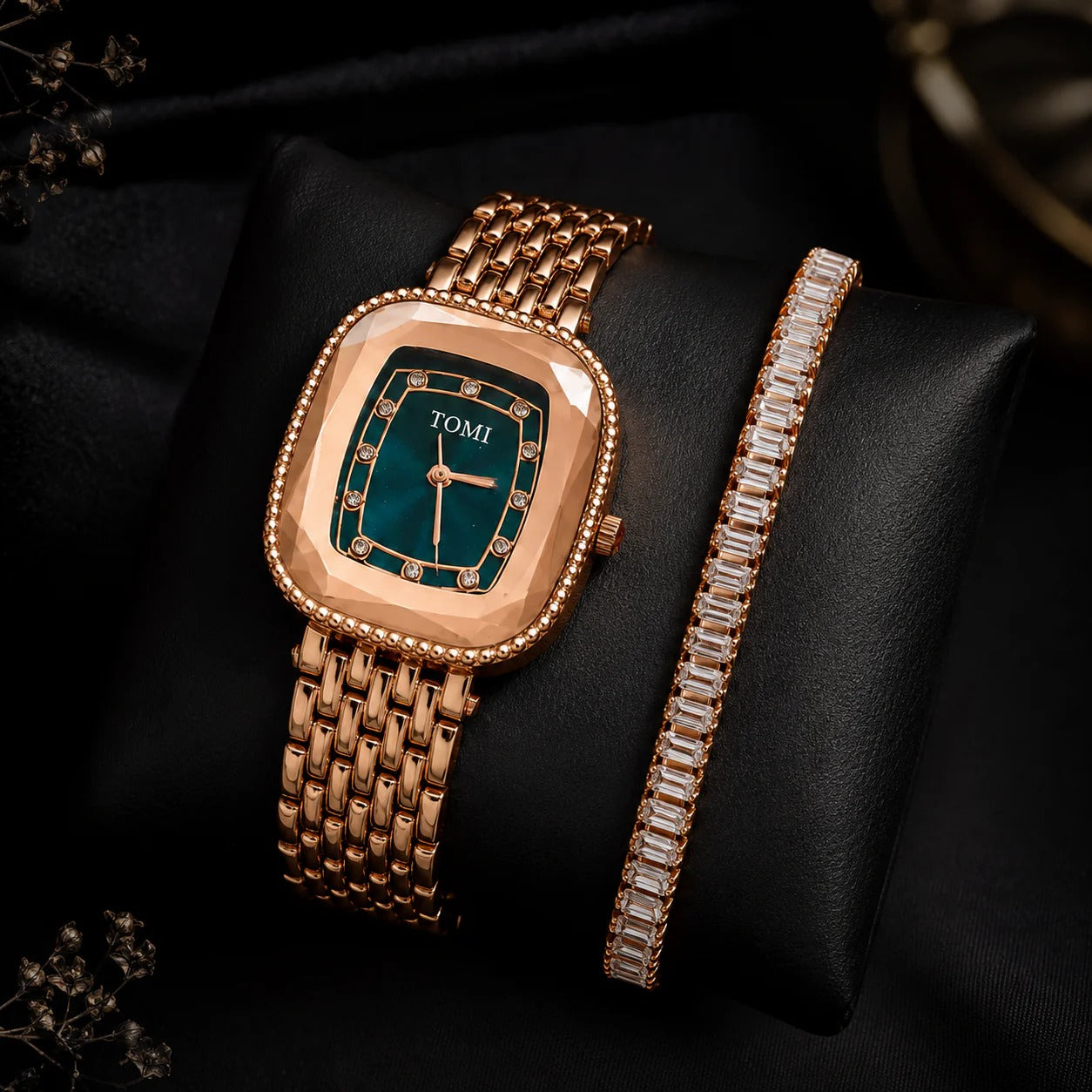 The Signature Rosegold & Green Essential Duo