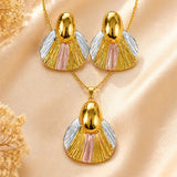 Anti-Tarnish Mixed Metal Jewelry Set