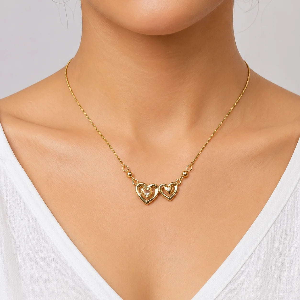 The Interlocking Hearts Chain