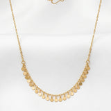 The 'Sahara' Gold Coin Fringe chain