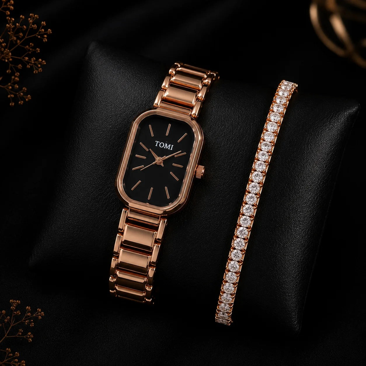 The Signature Rosegold & Black Essential Duo
