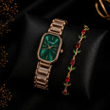The Ruby Green Bloom Tulip Duo