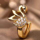 Swan Lake Crystal Mini Hoop Earrings