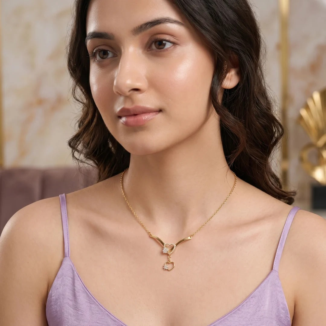 The Starry Heart Drop Chain