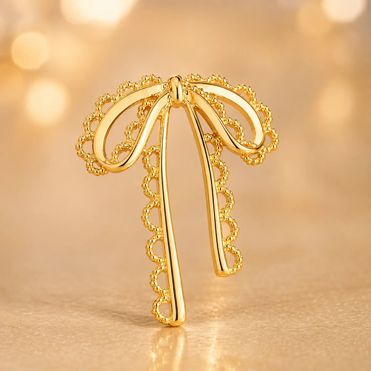 The 'Juliette' Lace Bow Earrings