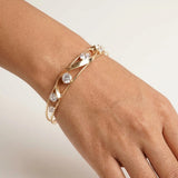 The 'Aura' Interlocking Wave Bracelet