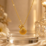 Anti-Tarnish Gold Seashell Chain