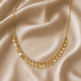 The 'Sahara' Gold Coin Fringe chain