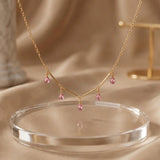 Blush Drop Elegance Chain