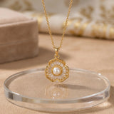 The Radiant Blossom Pearl Chain