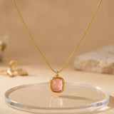 Dainty Beaded Gold Chain Necklace