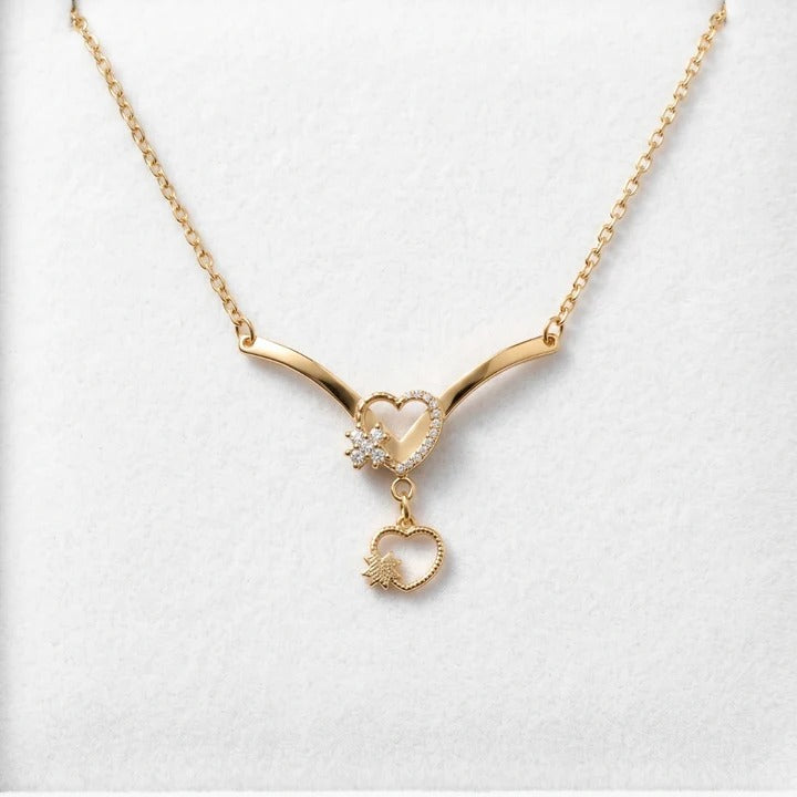 The Starry Heart Drop Chain